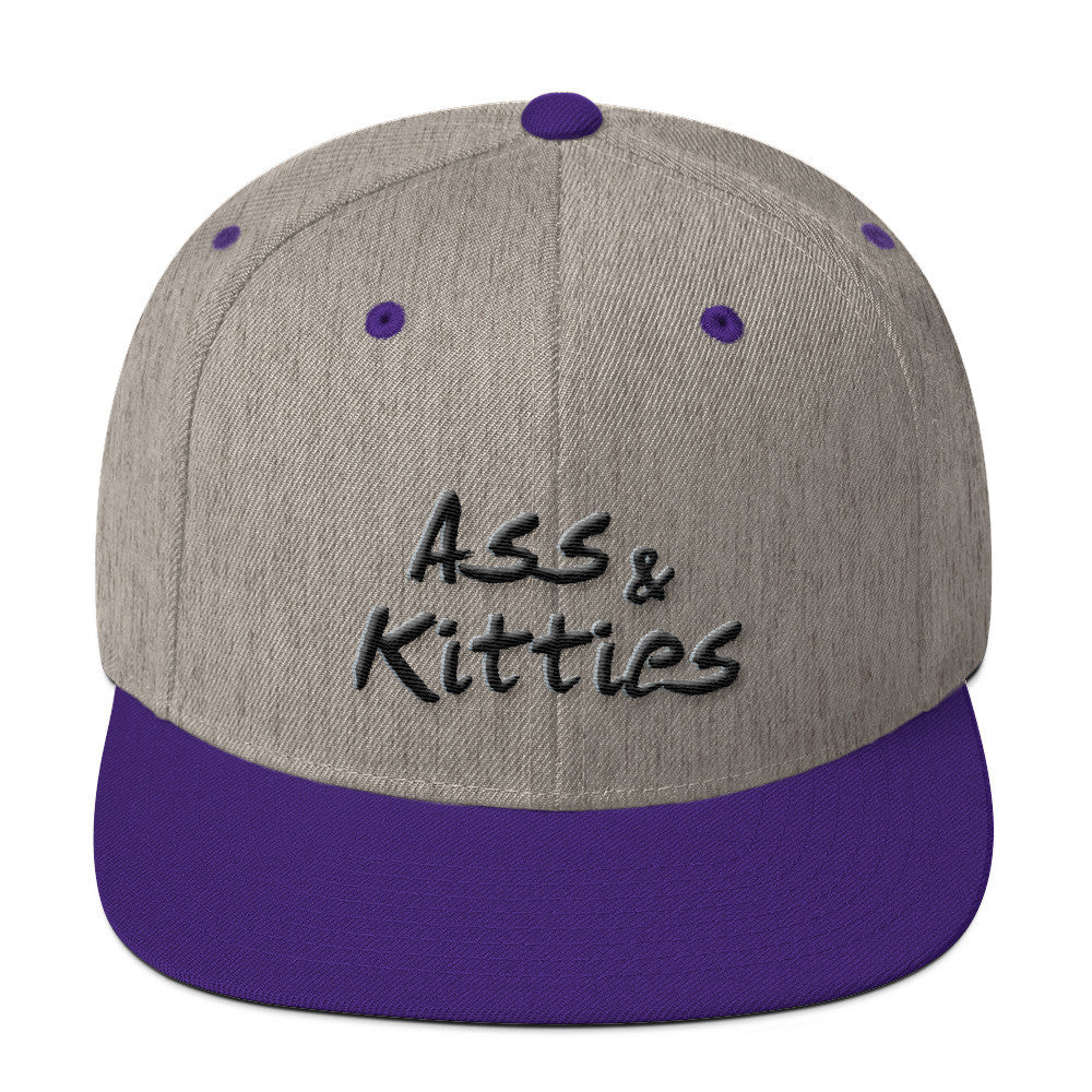 Ass & Kitties Wool Blend Snapback