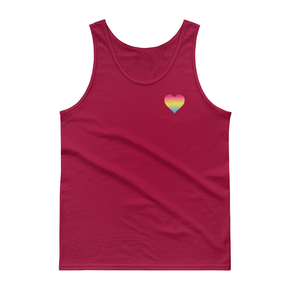 Pansexual Heart Tank Top