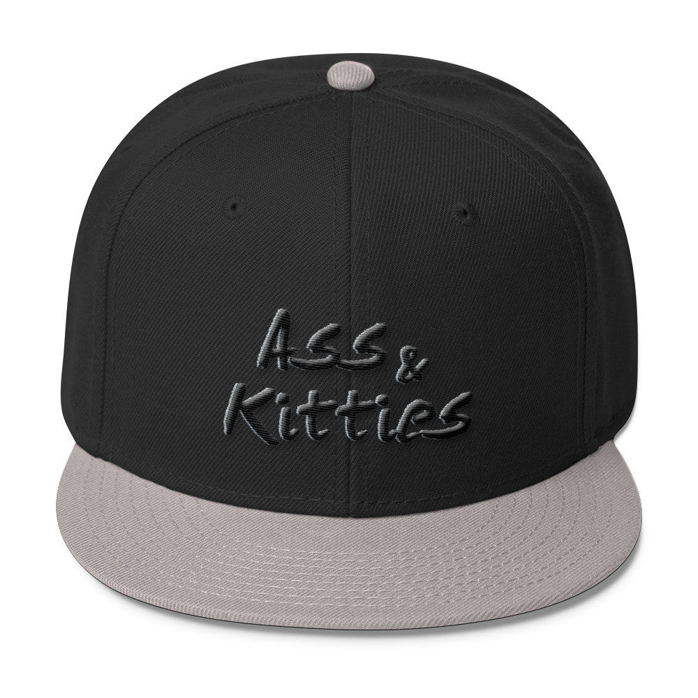 Ass & Kitties Wool Blend Snapback