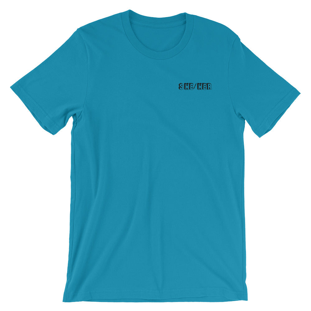 She/Her Short-Sleeve Unisex T-Shirt