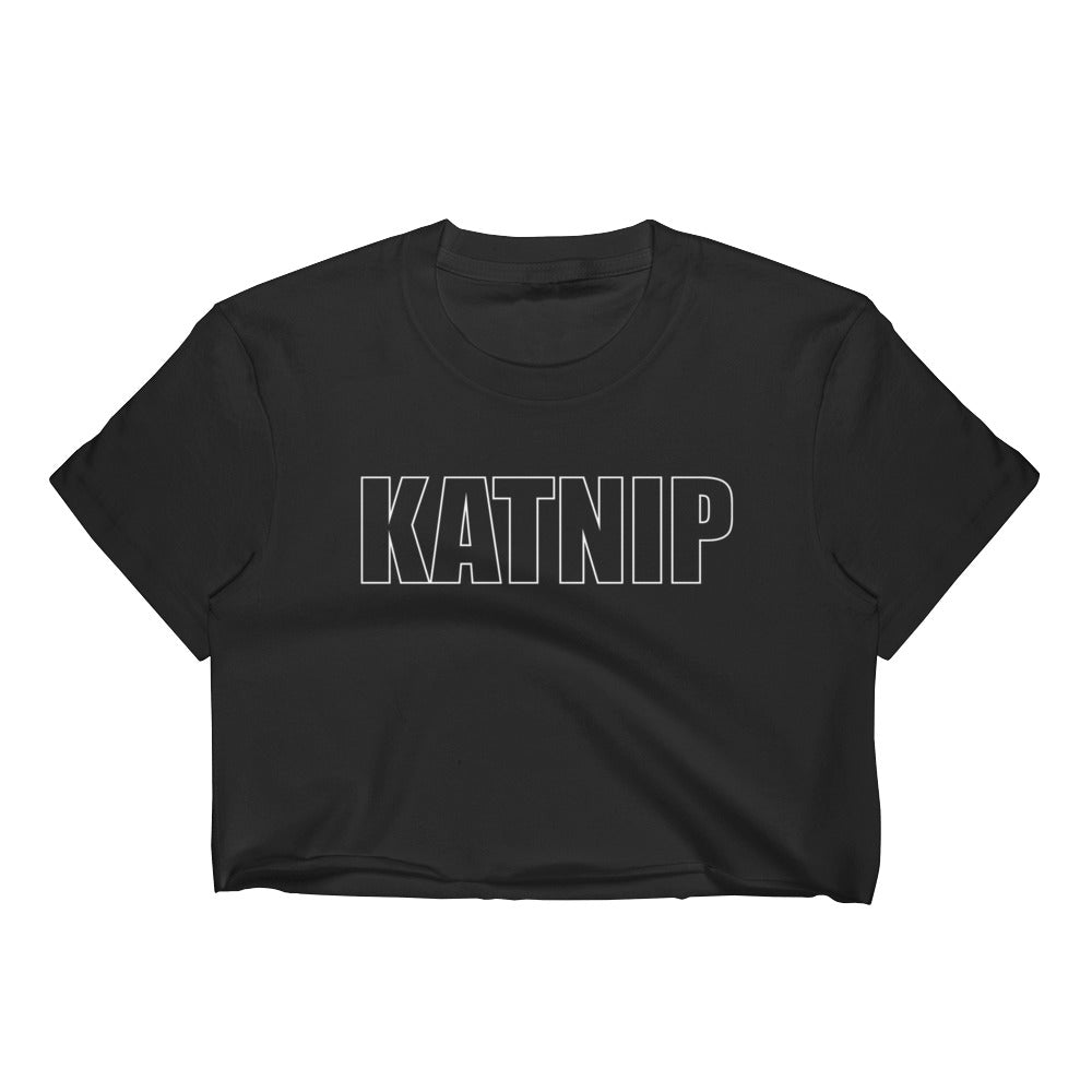 Katnip Cropped T-Shirt w/ Tear Away Label