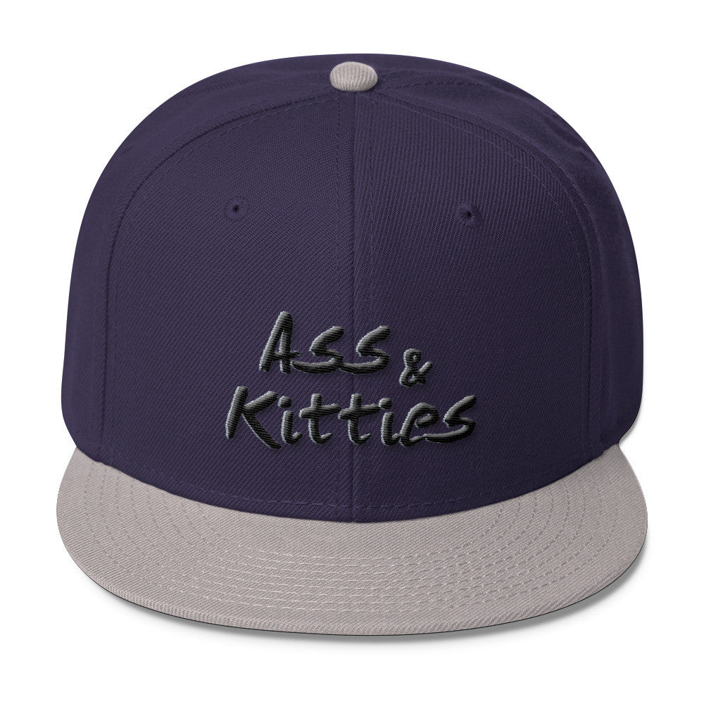 Ass & Kitties Wool Blend Snapback