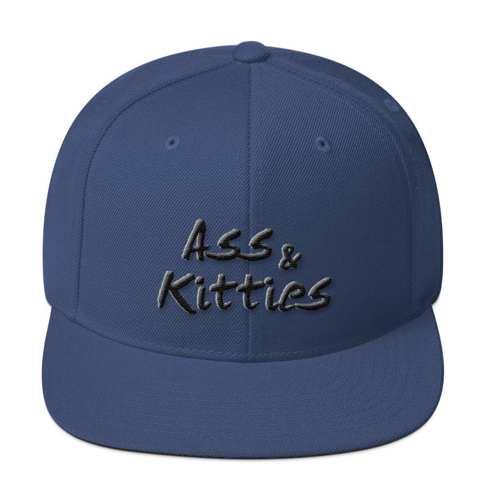 Ass & Kitties Wool Blend Snapback