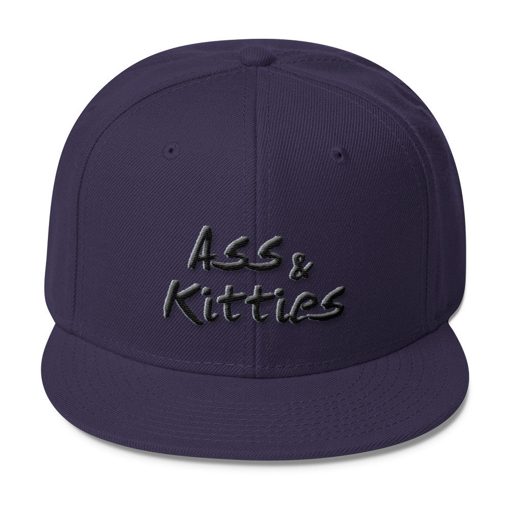 Ass & Kitties Wool Blend Snapback