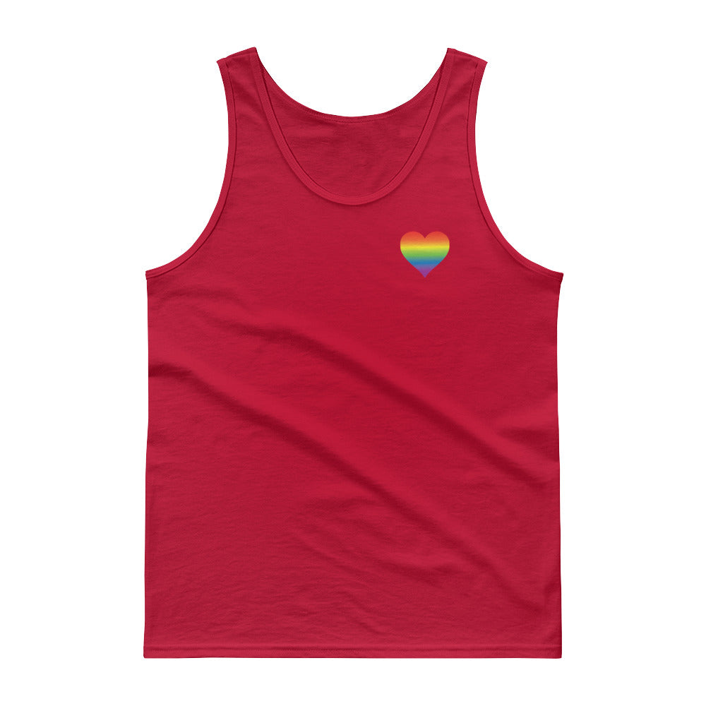 Rainbow Heart Tank Top