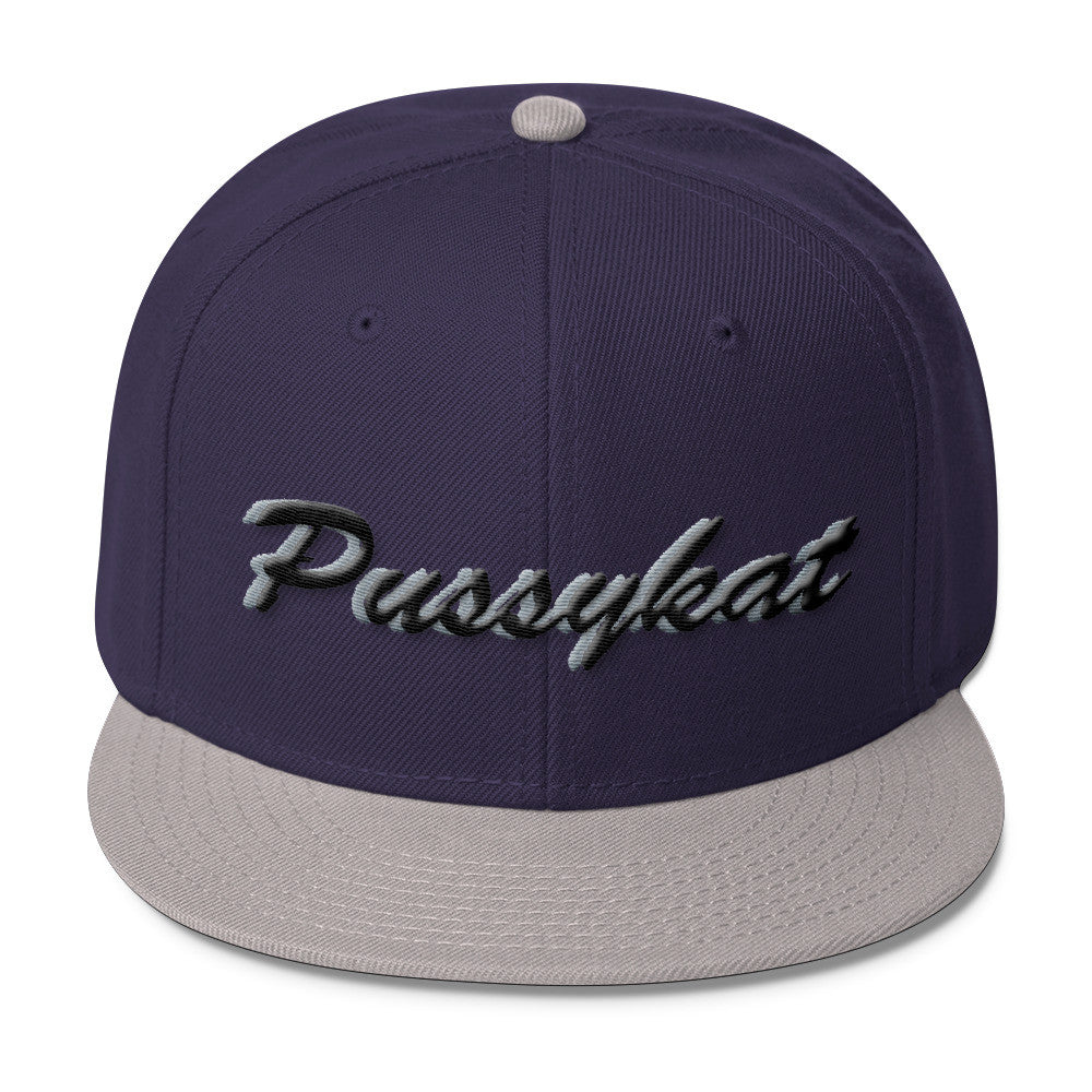 PussyKat Wool Blend Snapback