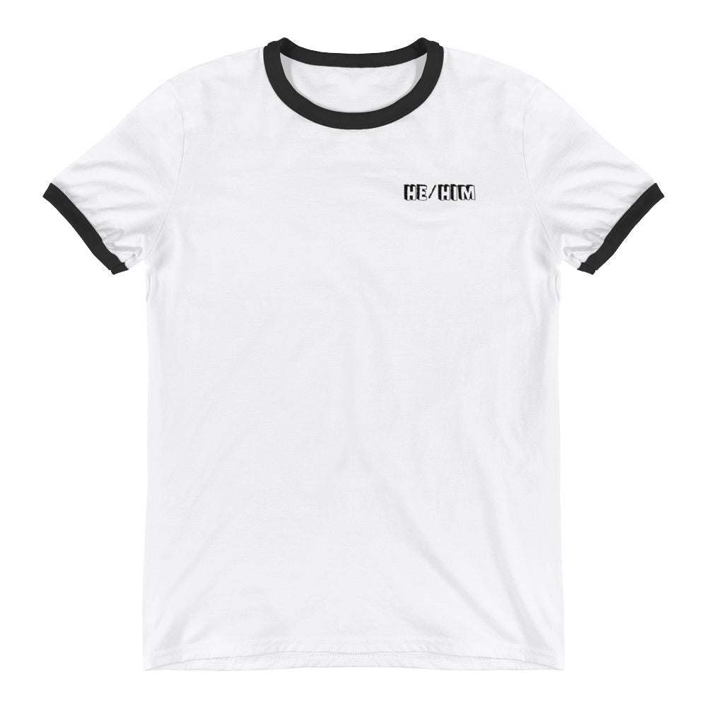 He/Him Ringer T-Shirt