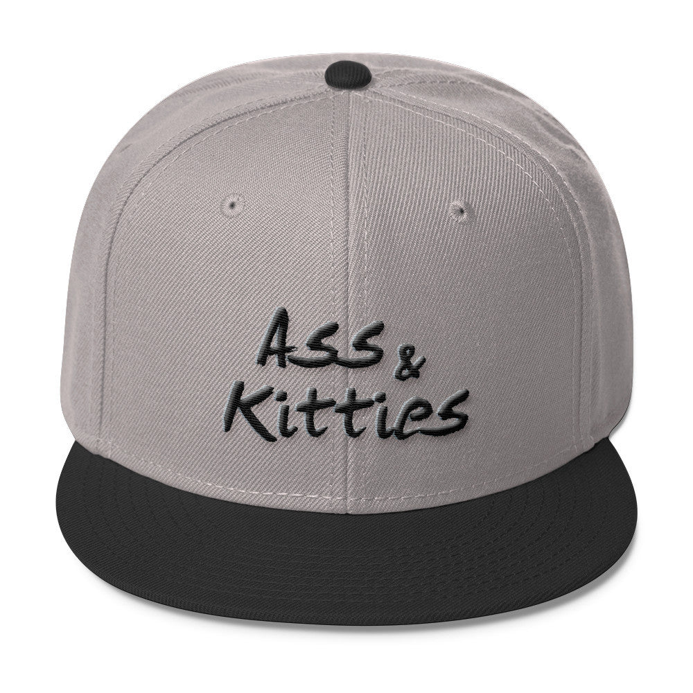 Ass & Kitties Wool Blend Snapback