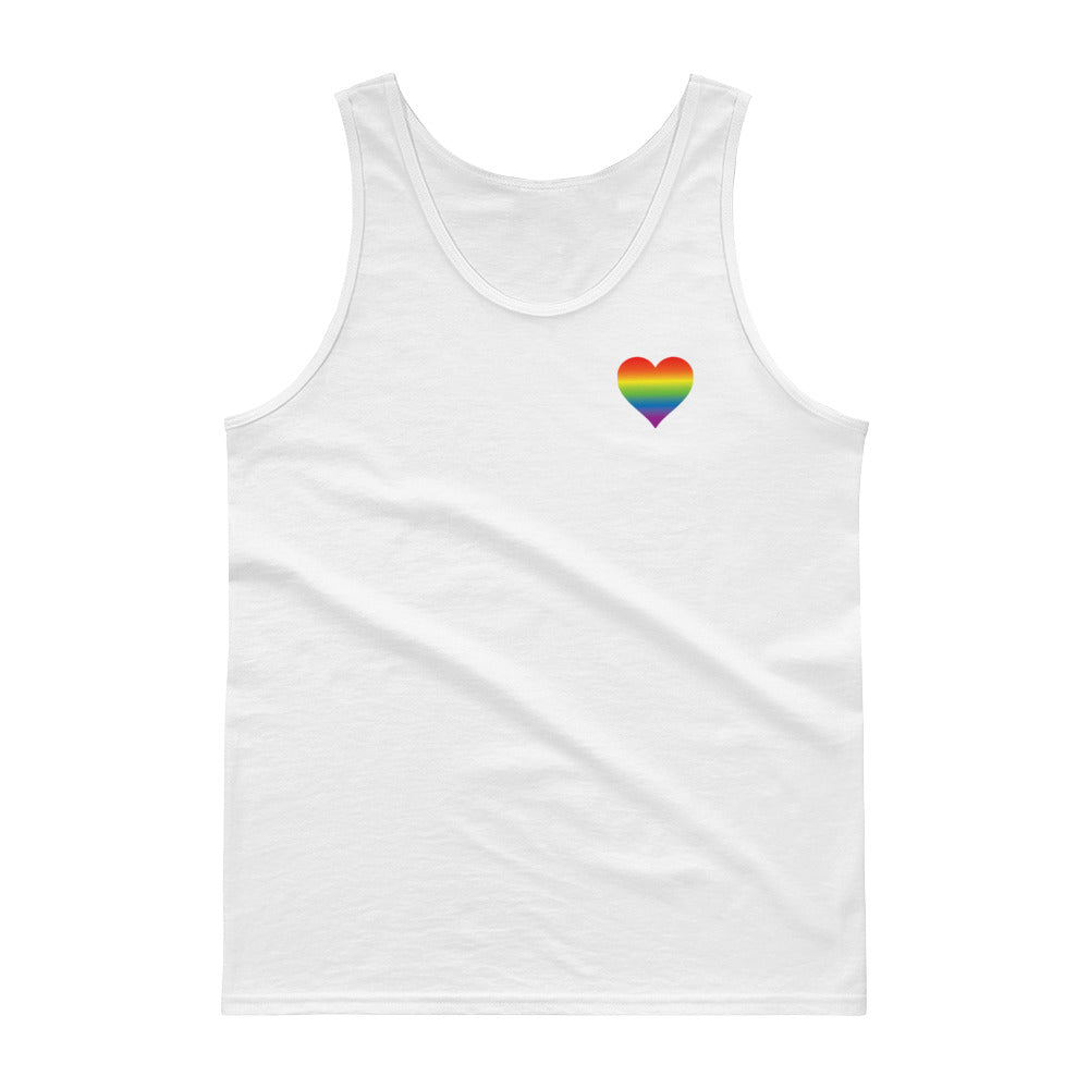 Rainbow Heart Tank Top