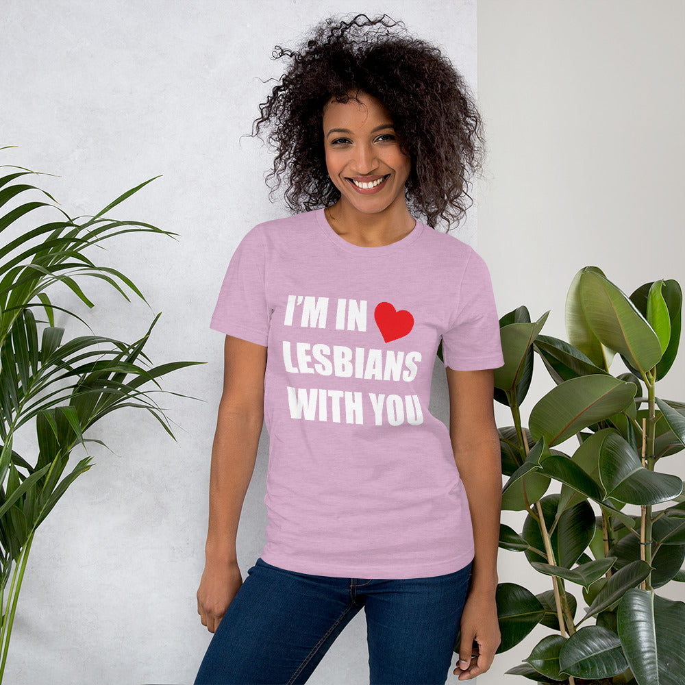 In Lesbians Bella + Canvas 3001 Unisex Short Sleeve Jersey T-Shirt with Tear Away Label