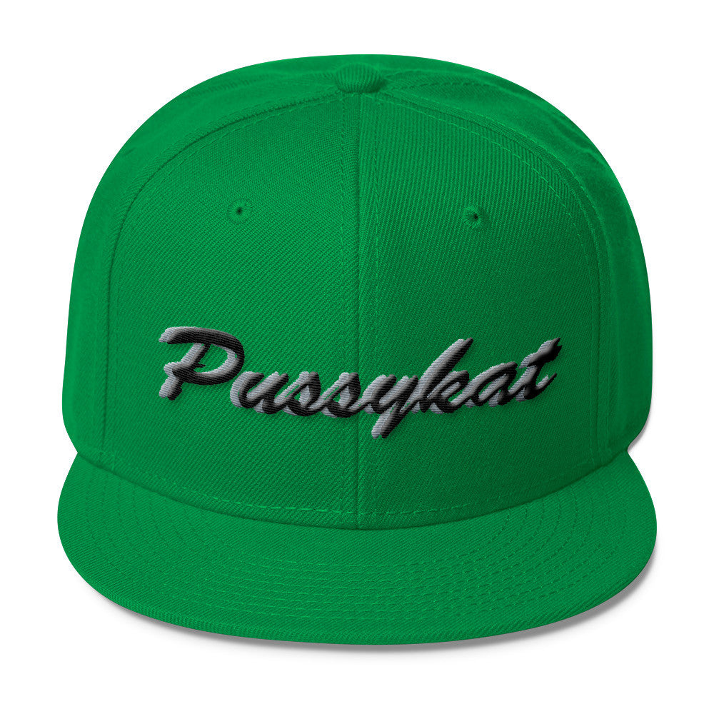 PussyKat Wool Blend Snapback