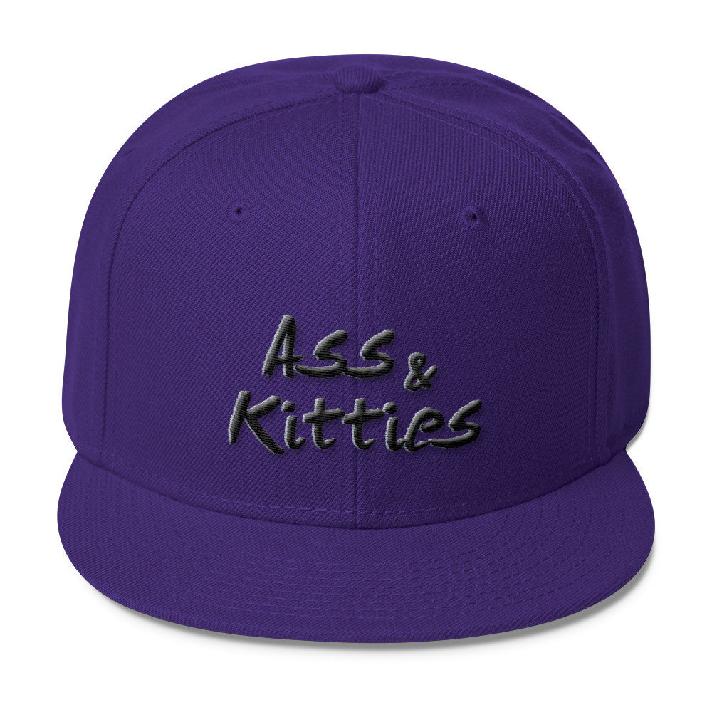 Ass & Kitties Wool Blend Snapback