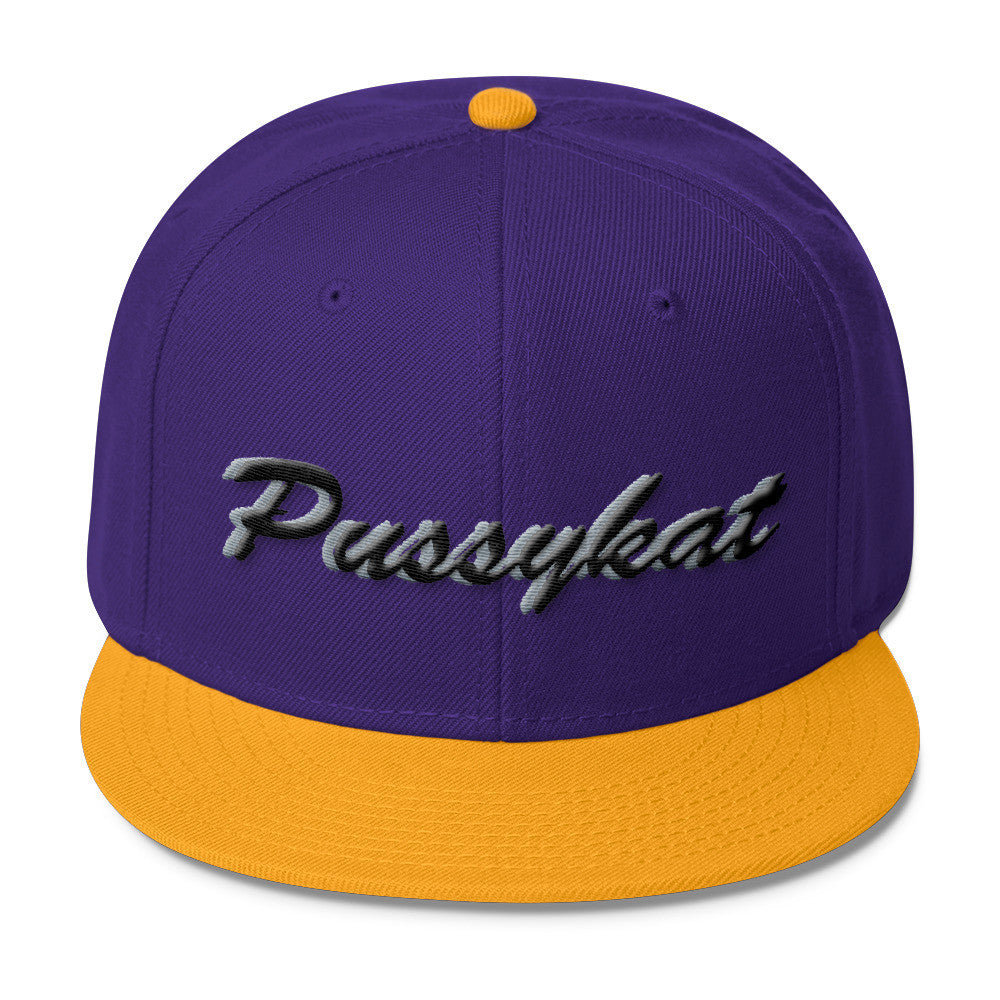 PussyKat Wool Blend Snapback