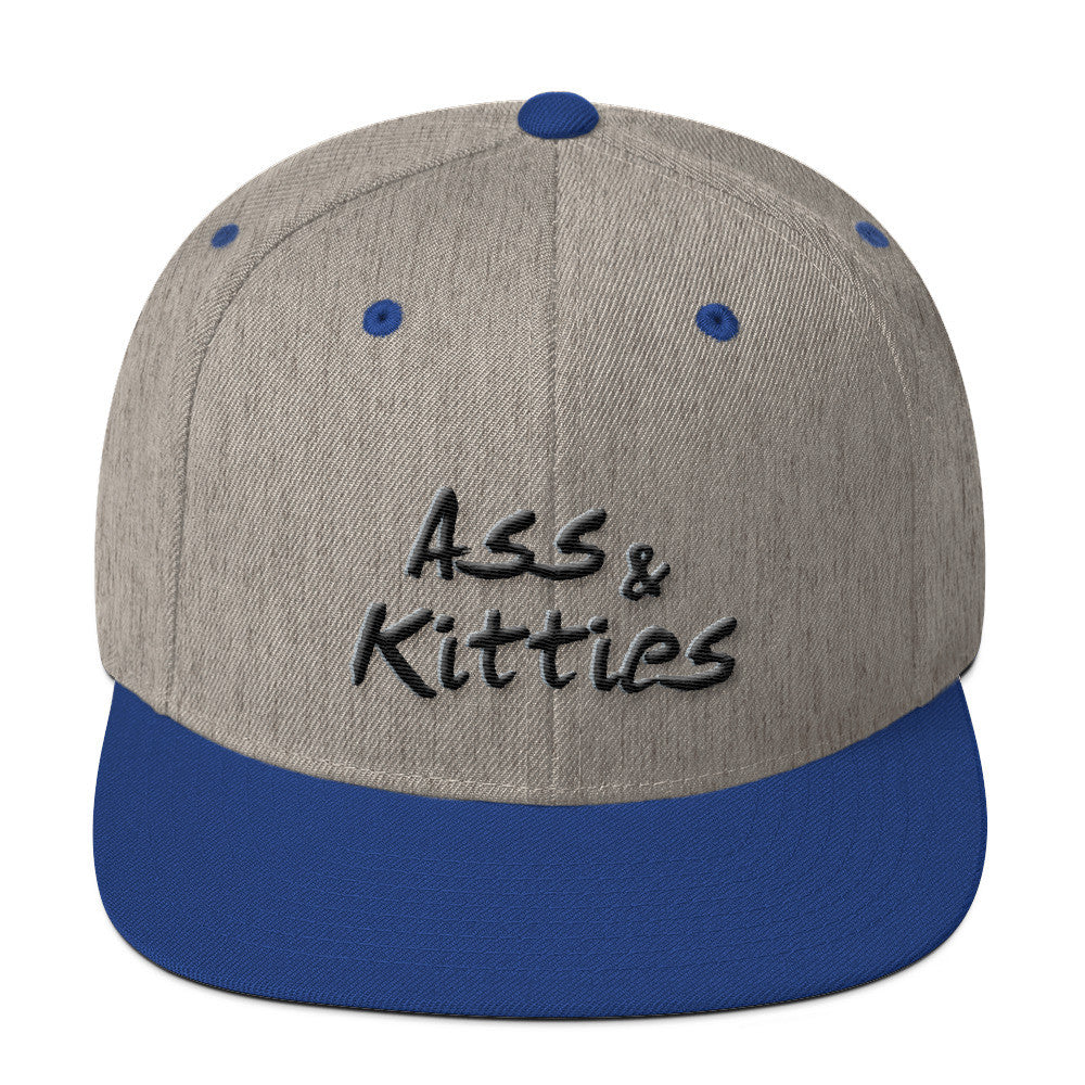 Ass & Kitties Wool Blend Snapback