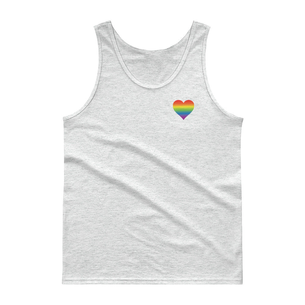 Rainbow Heart Tank Top