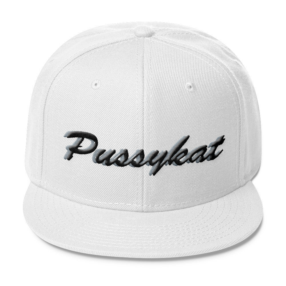 PussyKat Wool Blend Snapback