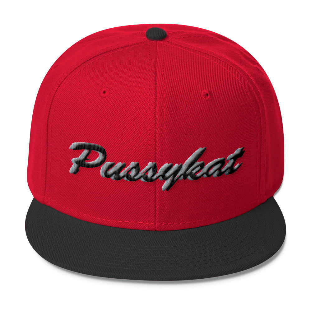 PussyKat Wool Blend Snapback