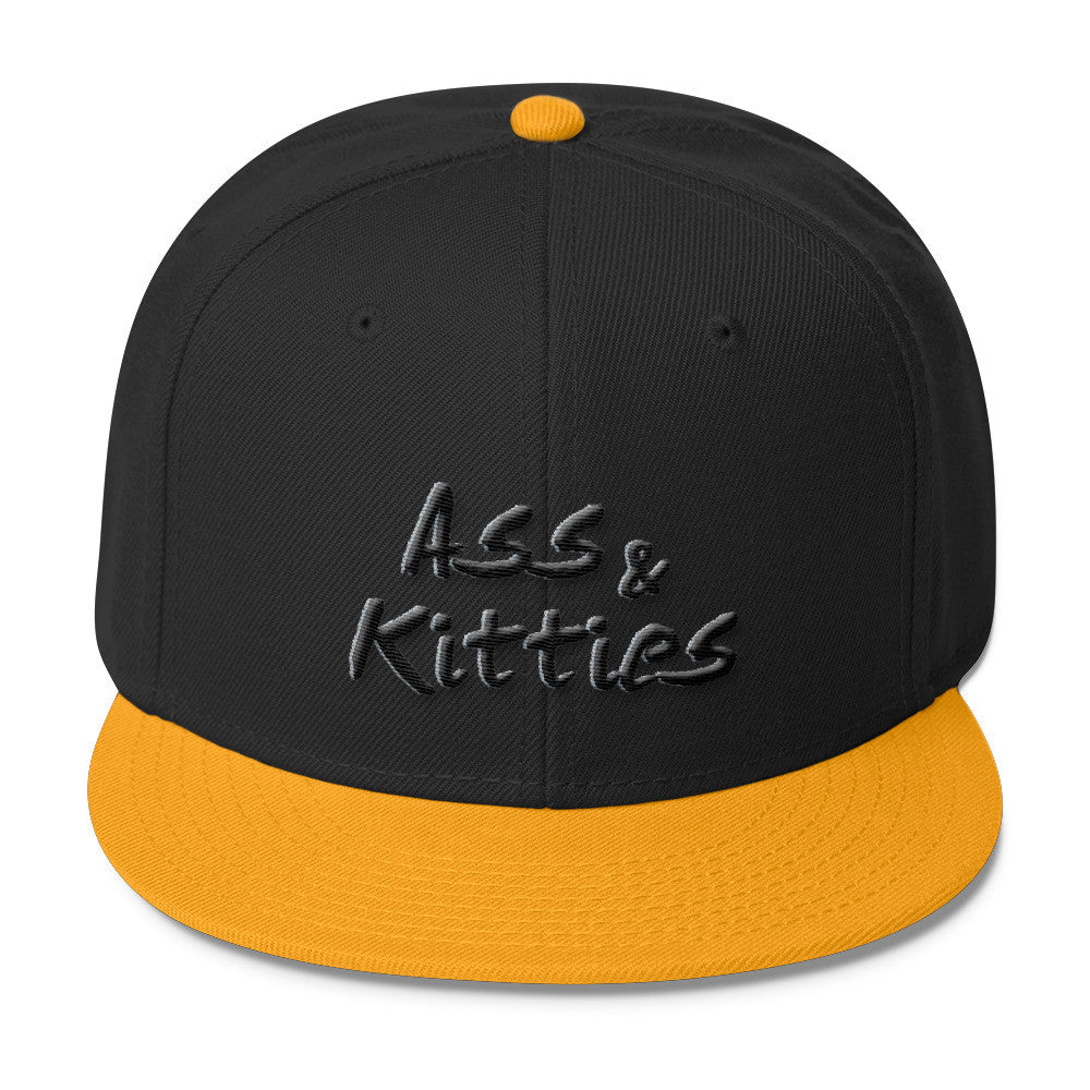 Ass & Kitties Wool Blend Snapback