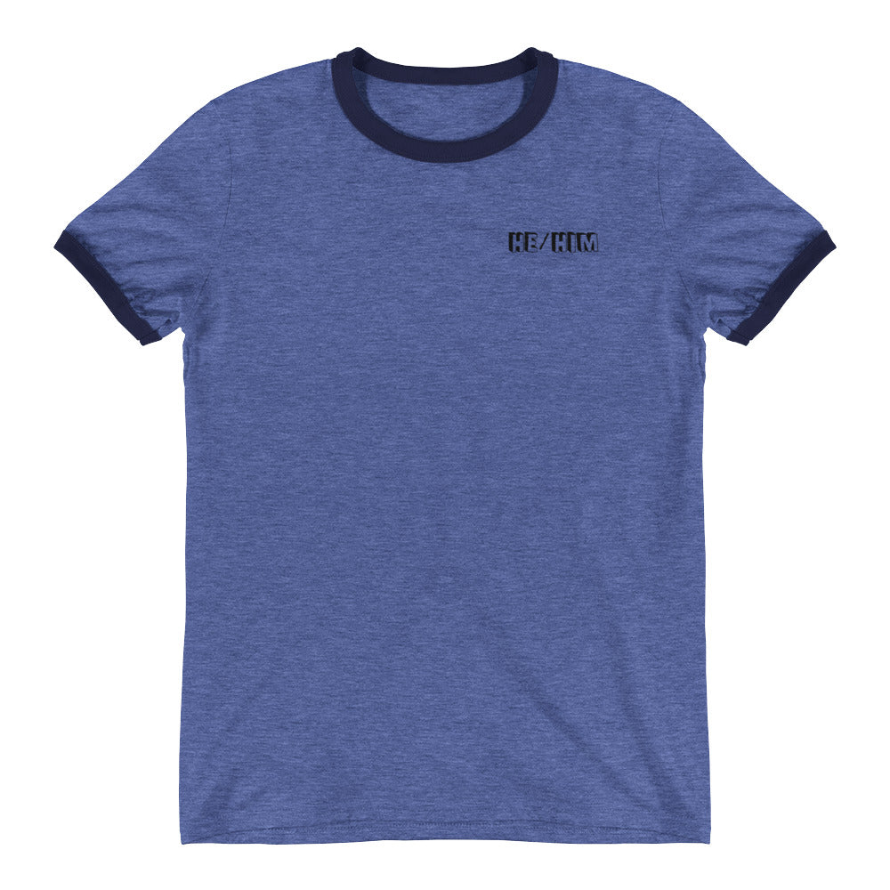 He/Him Ringer T-Shirt