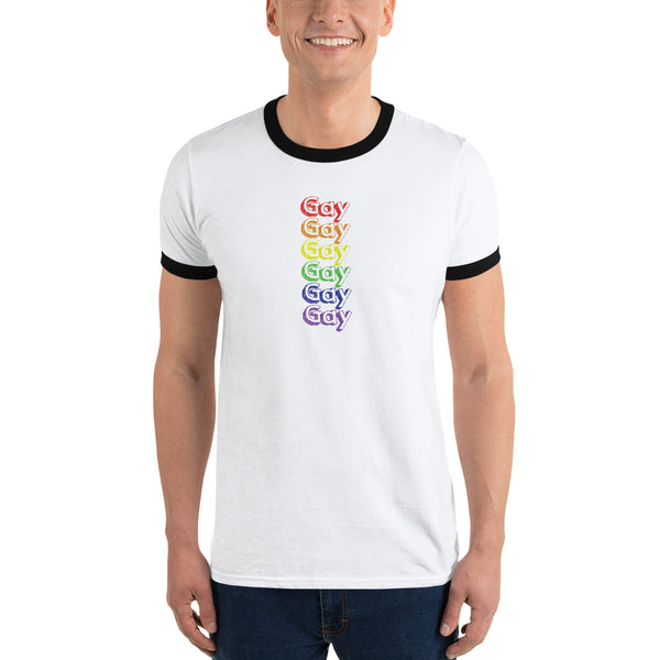 GAY Ringer T-Shirt