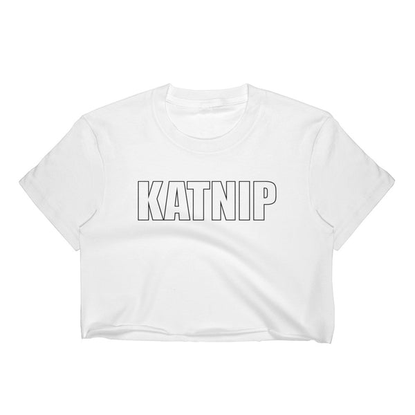 Katnip Cropped T-Shirt w/ Tear Away Label