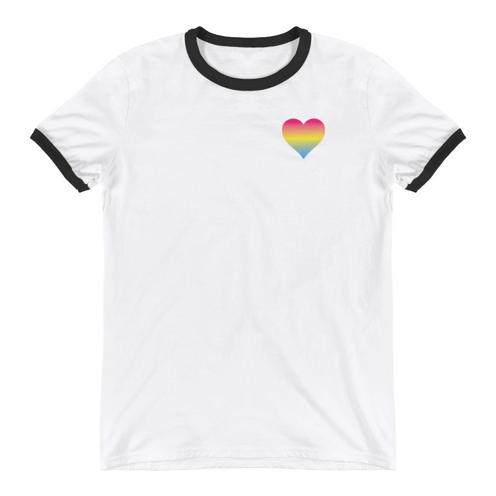 Pansexual Heart Ringer T-Shirt