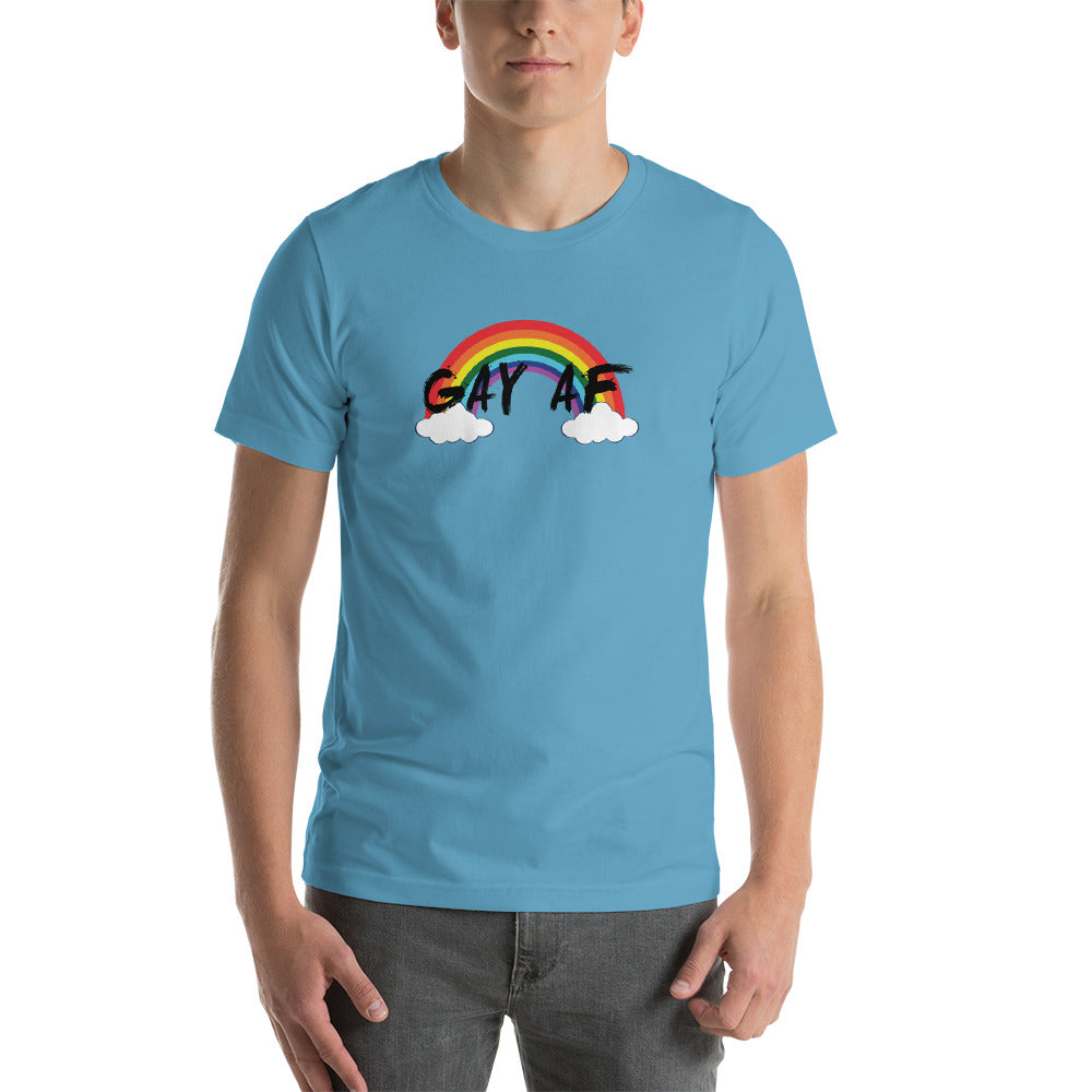 Gay AF Short-Sleeve Unisex T-Shirt
