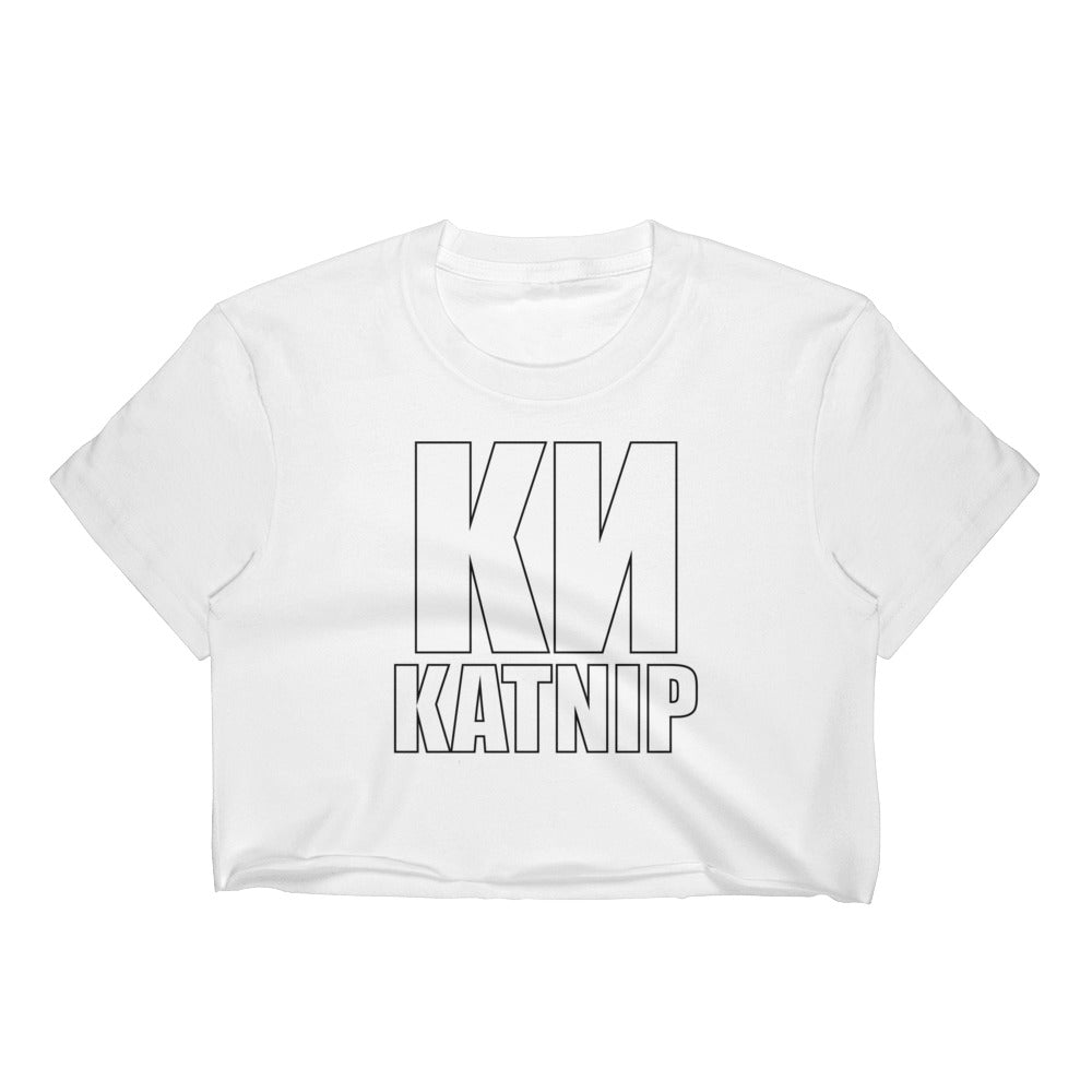 KN Katnip Cropped T-Shirt w/ Tear Away Label