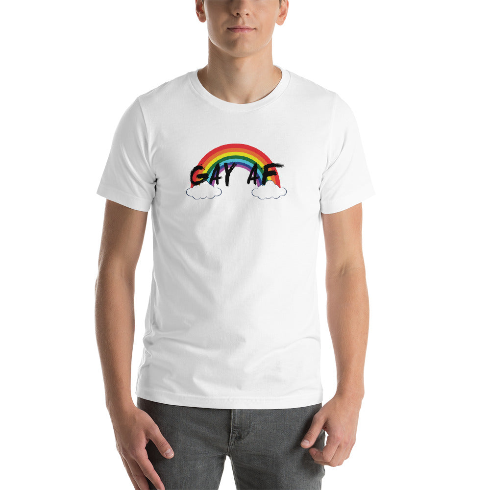 Gay AF Short-Sleeve Unisex T-Shirt
