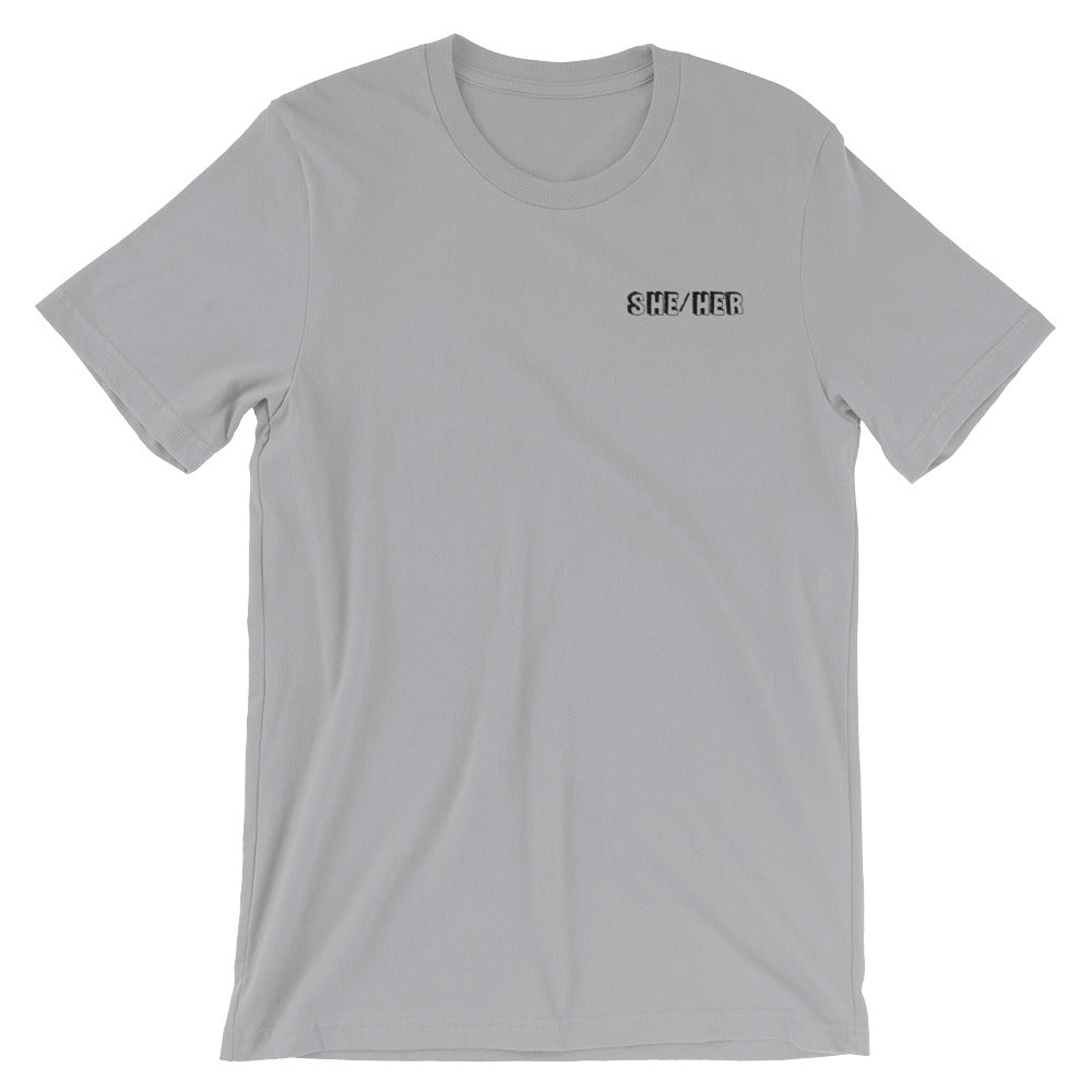 She/Her Short-Sleeve Unisex T-Shirt