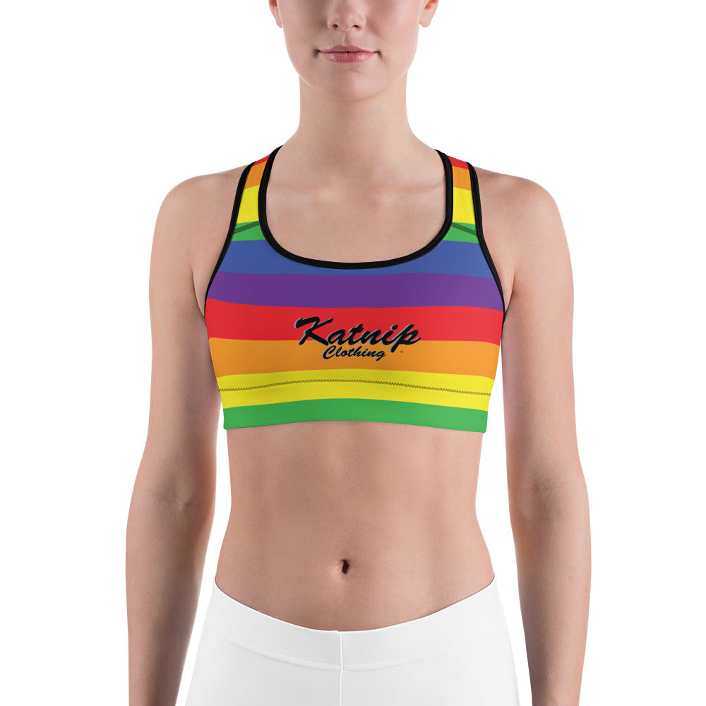 Rainbow Sports bra