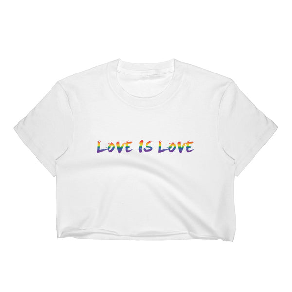 Love Cropped T-Shirt w/ Tear Away Label