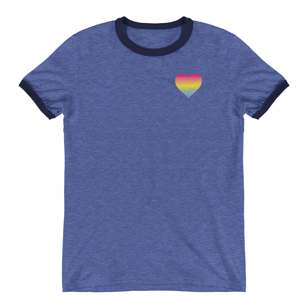 Pansexual Heart Ringer T-Shirt