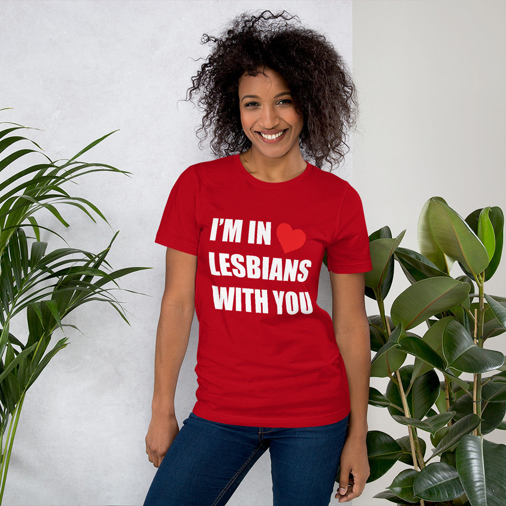 In Lesbians Bella + Canvas 3001 Unisex Short Sleeve Jersey T-Shirt with Tear Away Label