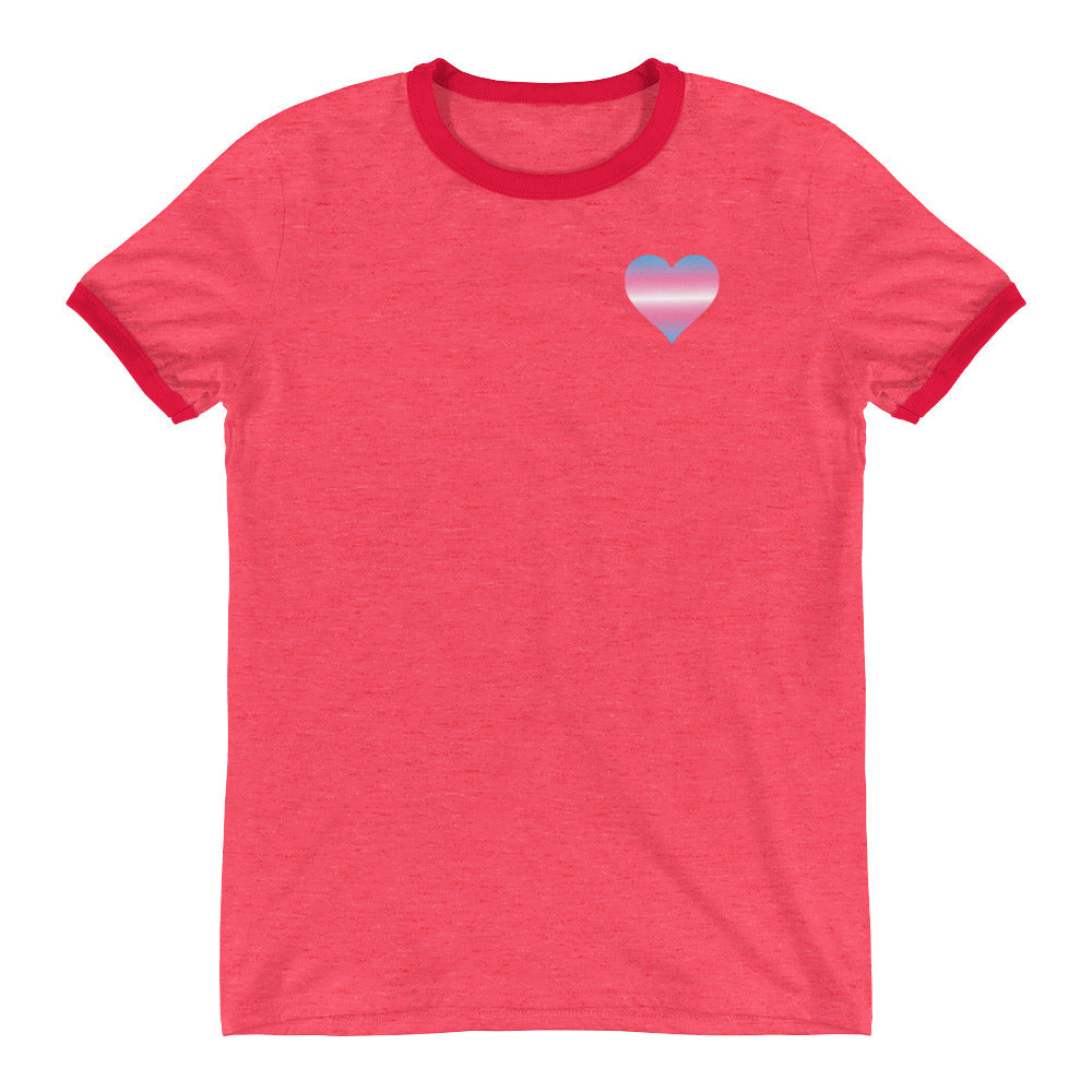 Transgender Heart Ringer T-Shirt