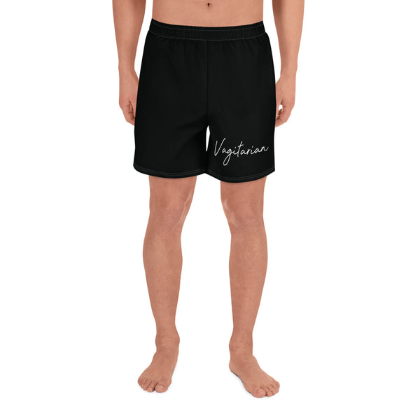 Vagitarian All-Over Print Men's Athletic Long Shorts