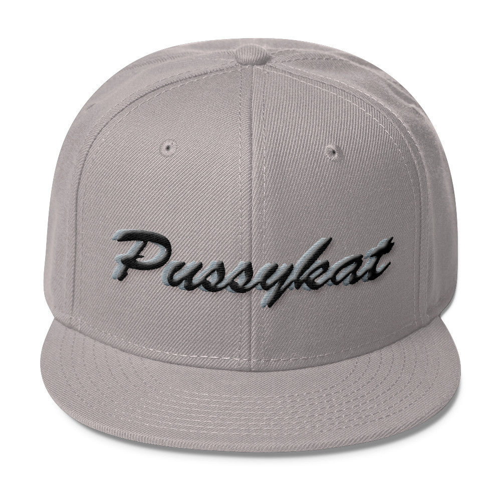 PussyKat Wool Blend Snapback