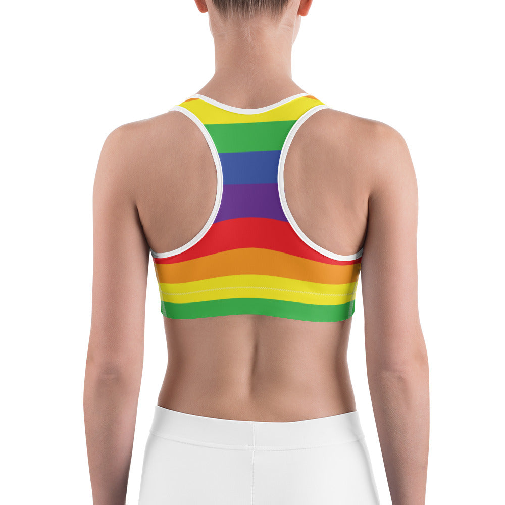 Rainbow Sports bra