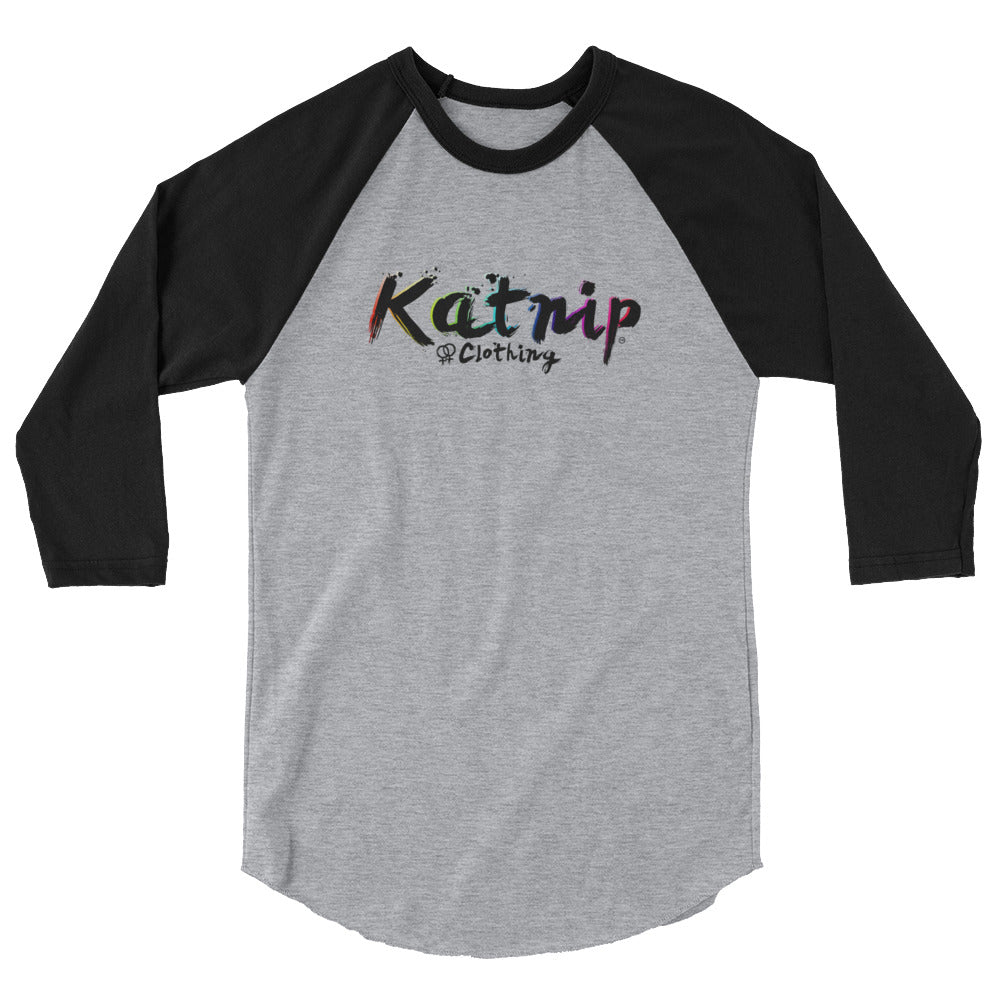 Katnip 3/4 sleeve raglan shirt